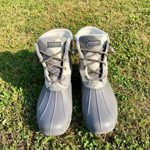 Sperry Top Sider Womens Boots Grey